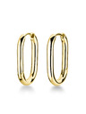 Rosefield Rosefield обеци златен цвят Large Oval Hoops JEOLG-J567