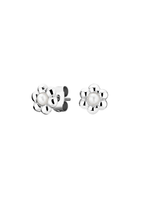 Rosefield Rosefield обеци в сребрист цвят Daisy Flower Studs JEDFS-J671