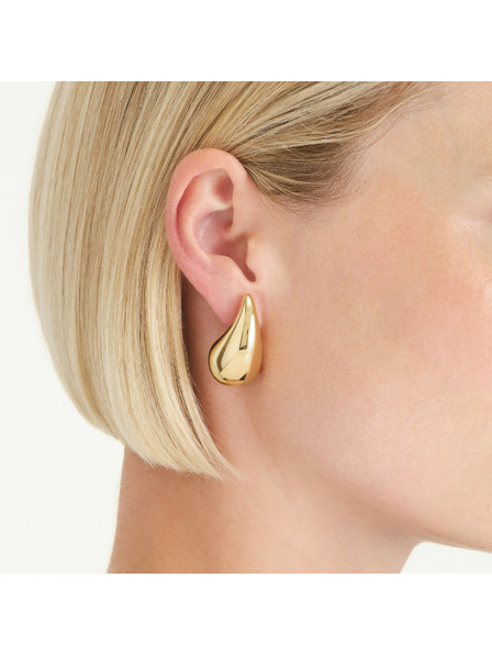 Rosefield Позлатени дамски обеци Rosefield JETDG-J929