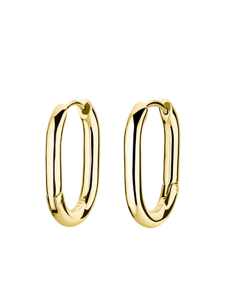 Rosefield Rosefield обеци в златист цвят Small Oval Hoops JEOSG-J569