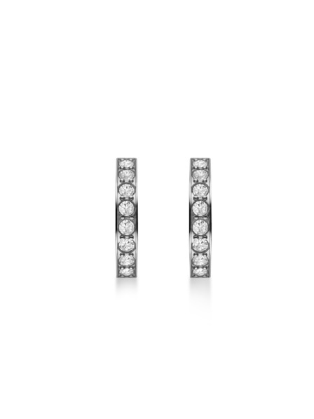 Rosefield Rosefield обеци в сребрист цвят Crystal Hoops JECHS-J572