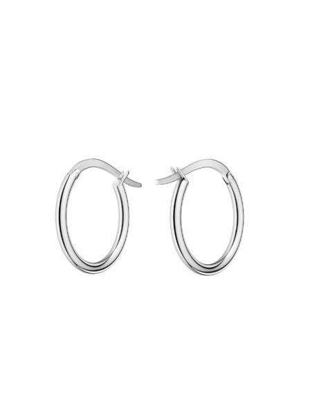 Rosefield Rosefield обеци в сребрист цвят Large Hoops JELHS-J584
