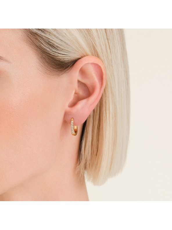 Rosefield Rosefield дамски позлатени обеци JECHG-J1027