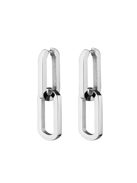 Rosefield Rosefield обеци в сребрист цвят Dual Hoops JEDHS-J586