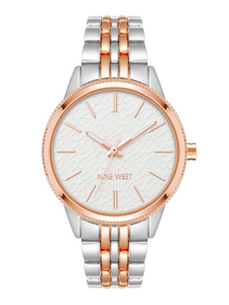 Nine West	 Дамски кръгли часовник Nine West NW/2897SVRT