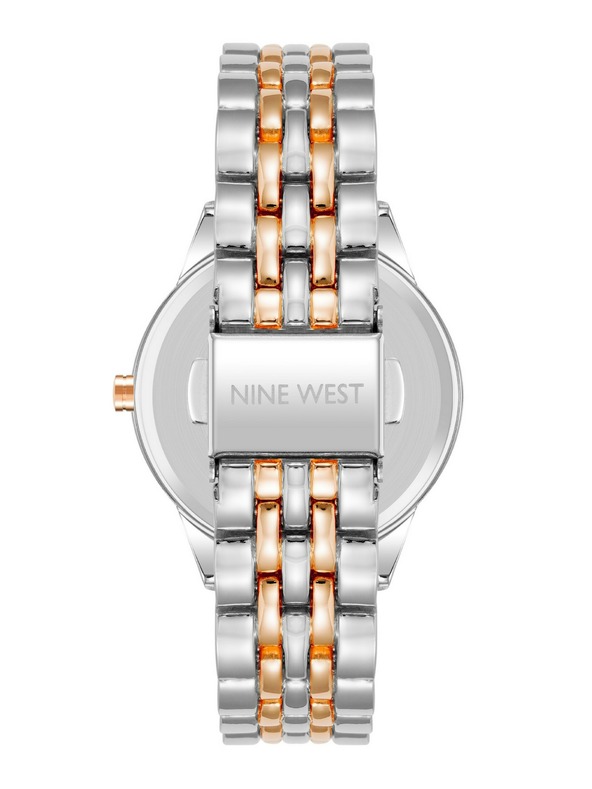Nine West	 Дамски кръгли часовник Nine West NW/2897SVRT