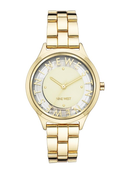Nine West	 Дамски кръгли часовник Nine West NW/2588CHGB