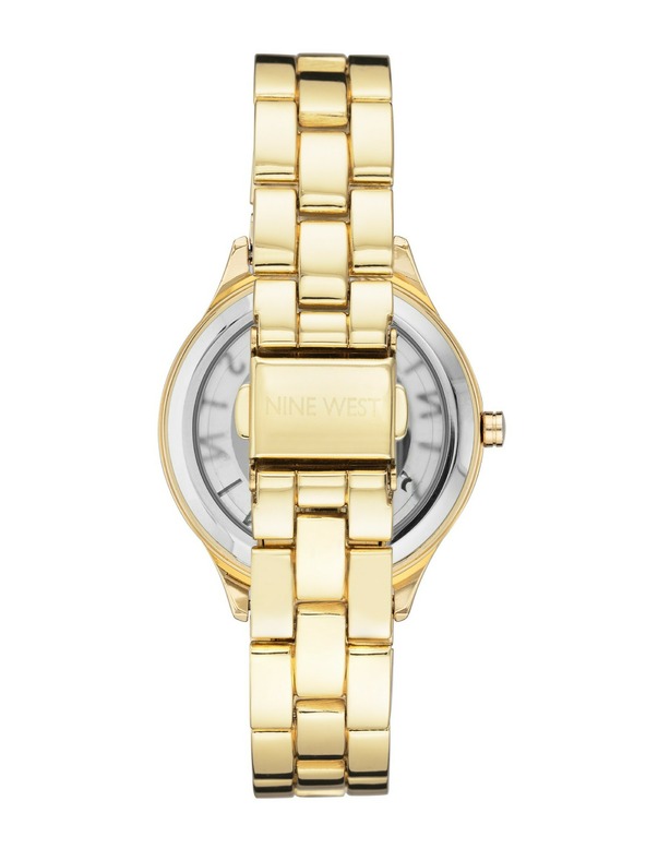 Nine West	 Дамски кръгли часовник Nine West NW/2588CHGB