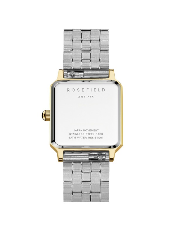 Rosefield Дамски квадратни часовник Rosefield Boxelle BWDSG-B03