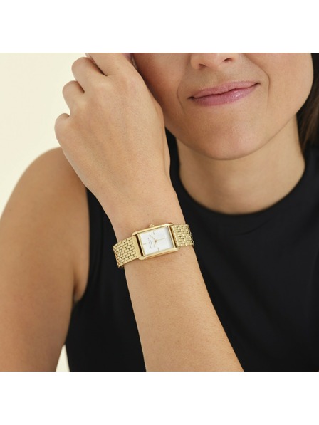 Rosefield Дамски квадратни часовник Rosefield Heirloom HWGSG-H01