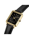Rosefield Дамски часовник Rosefield Boxy XS Black Leather QBBLG-Q53