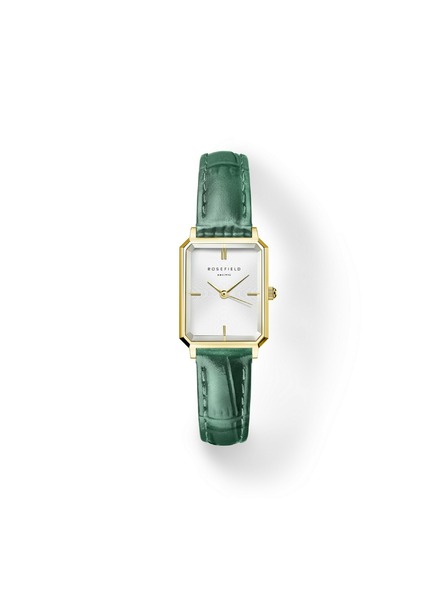 Rosefield Дамски часовник Rosefield Octagon XS Emerald Leather OWGLG-O86