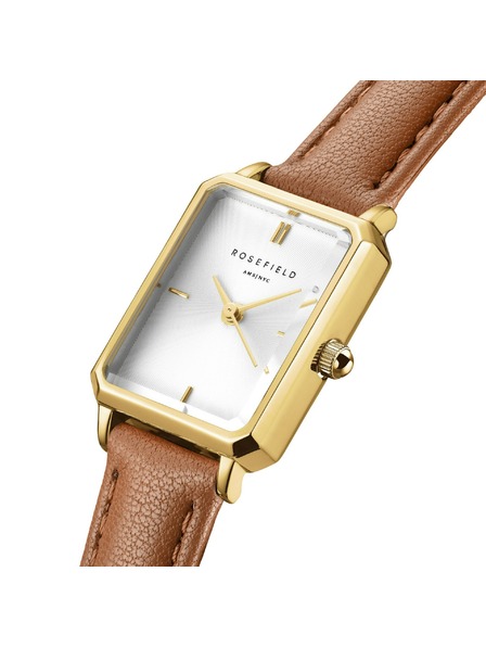 Rosefield Дамски часовник Rosefield Octagon XS Camel Leather OWBLG-O85