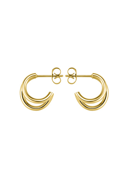 Rosefield Rosefield обеци в златист цвят Double Hoops JEDHG-J575