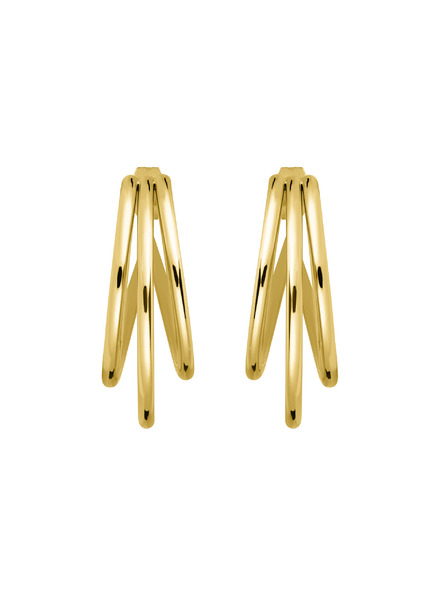 Rosefield Rosefield обеци в златист цвят Triple Hoops JETHG-J573