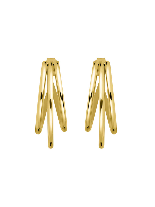 Rosefield Rosefield обеци в златист цвят Triple Hoops JETHG-J573