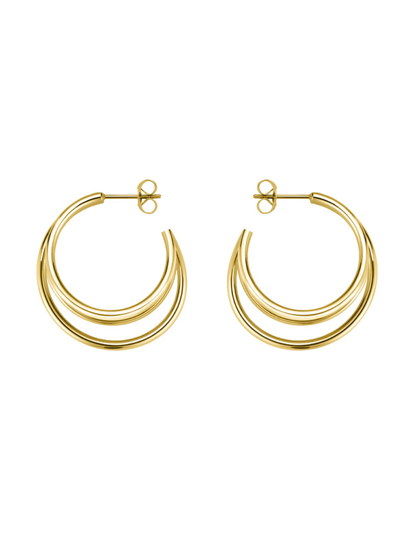 Rosefield Rosefield обеци в златист цвят Triple Hoops JETHG-J573
