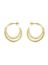 Rosefield Rosefield обеци в златист цвят Triple Hoops JETHG-J573