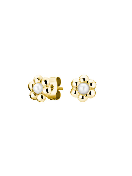 Rosefield Rosefield обеци в златист цвят Daisy Flower Studs JEDFG-J670