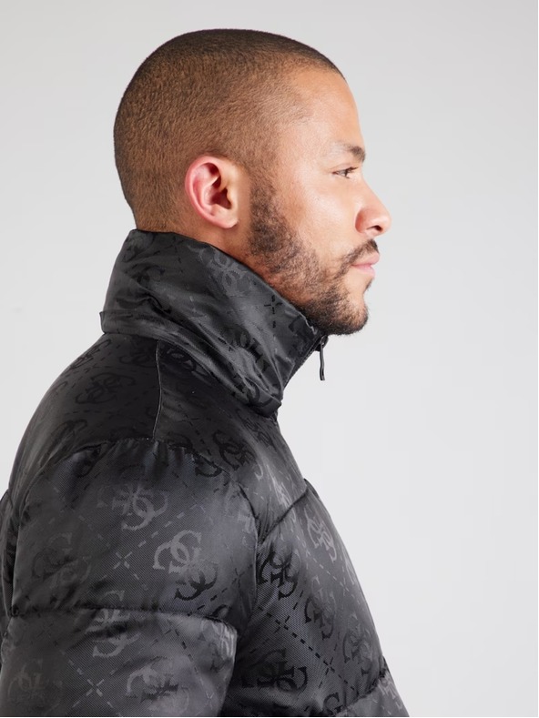 Guess Jeans Мъжко черно яке Guess jeans