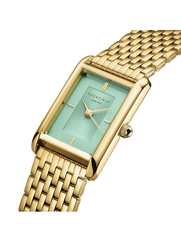 Rosefield Дамски квадратни часовник Rosefield Heirloom HMGSG-H04