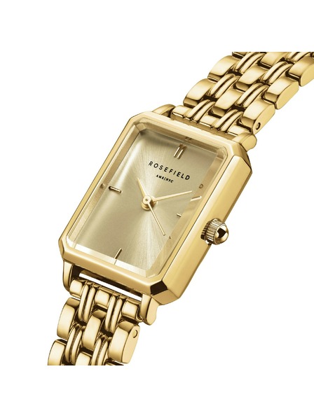 Rosefield Дамски часовник Rosefield Octagon XS Champagne OCGSG-O82