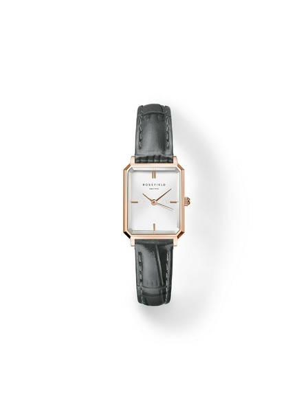 Rosefield Дамски часовник Rosefield Octagon XS Grey Leather OWGLR-O87