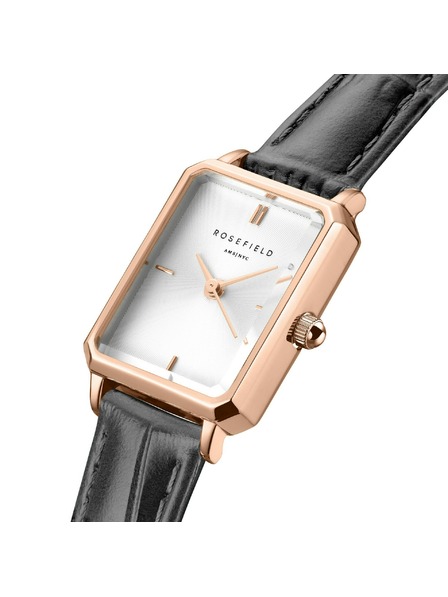 Rosefield Дамски часовник Rosefield Octagon XS Grey Leather OWGLR-O87