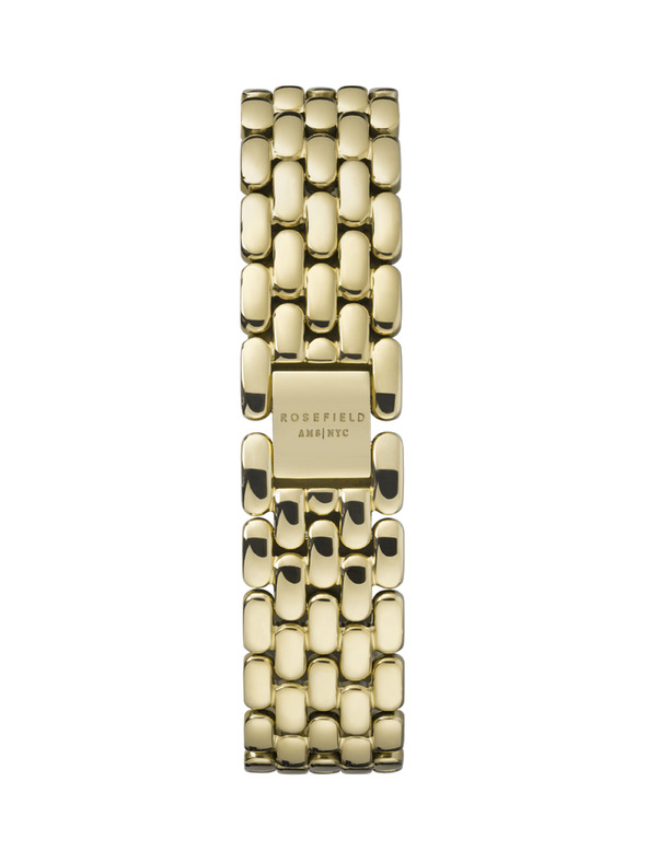 Rosefield Rosefield часовник NWG-N90 The Gabby Бял Златен