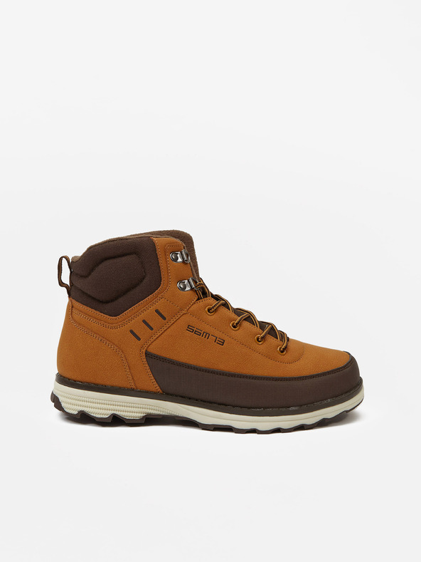 Sam 73 Кафяви мъжки обувки до глезена с изолация SAM 73 Eitri