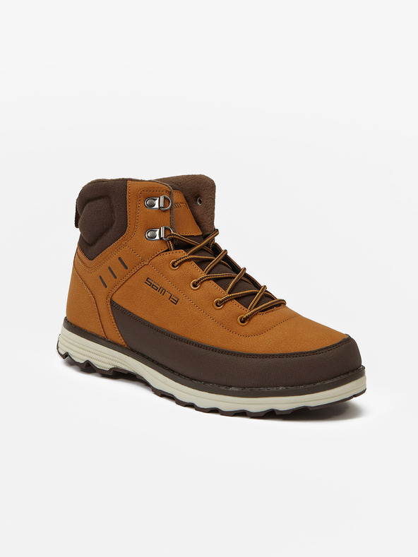 Sam 73 Кафяви мъжки обувки до глезена с изолация SAM 73 Eitri