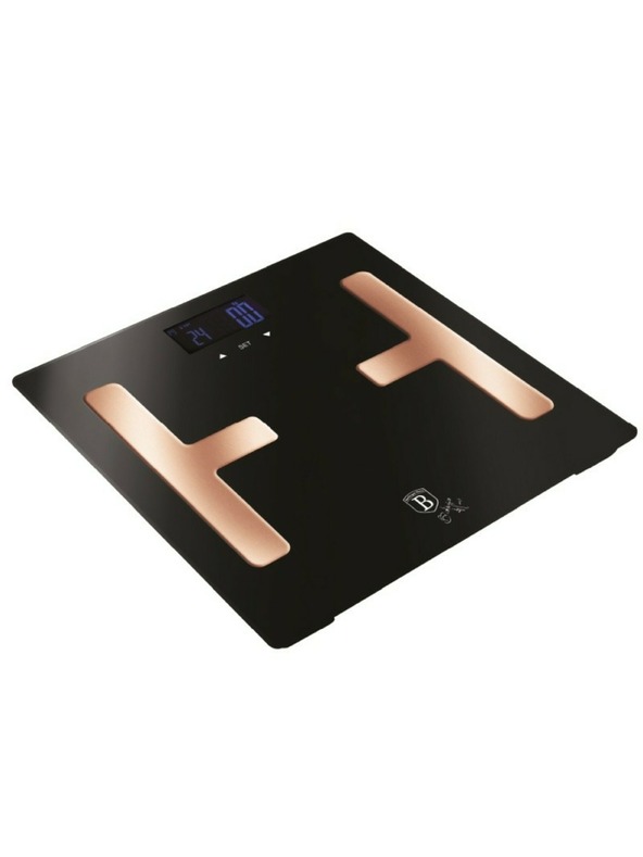 Berlingerhaus Умен личен кантар с телесен анализ 150 кг Black Rose Collection BERLINGERHAUS