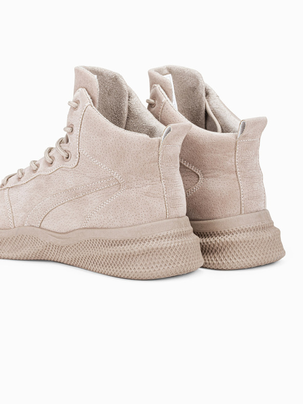 Ombre Clothing Бежови мъжки зимни обувки планински T380