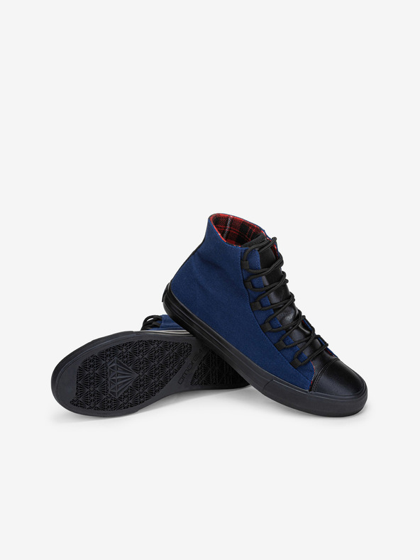 Ombre Clothing Черно-сини мъжки маратонки Ombre Clothing T378