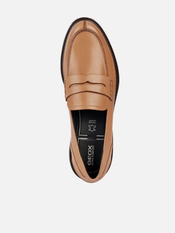 Geox Светлокафяви дамски мокасини Walk Pleasure на Geox