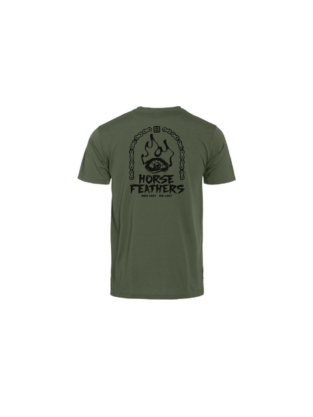 Horsefeathers Мъжка функционална тениска зелена HORSEFEATHERS