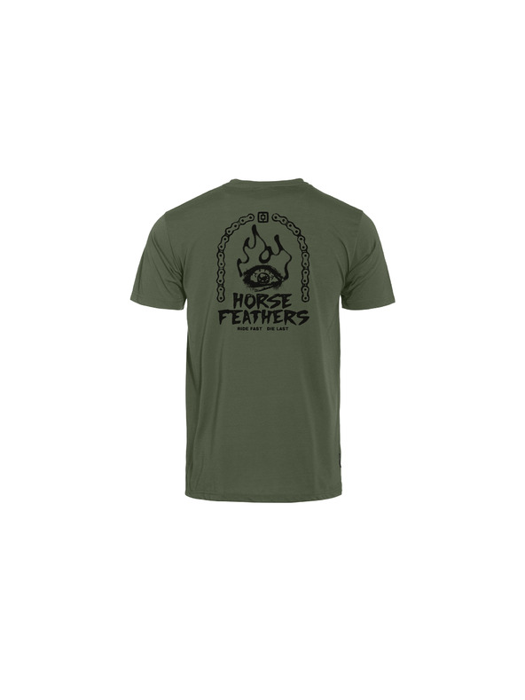Horsefeathers Мъжка функционална тениска зелена HORSEFEATHERS