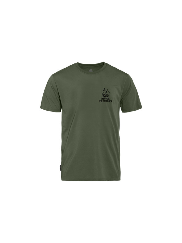 Horsefeathers Мъжка функционална тениска зелена HORSEFEATHERS