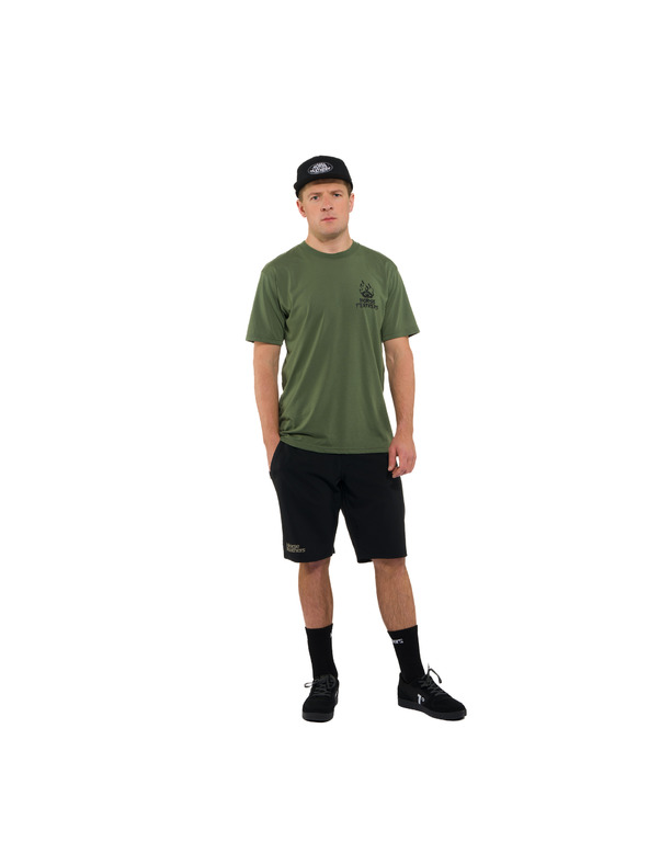 Horsefeathers Мъжка функционална тениска зелена HORSEFEATHERS