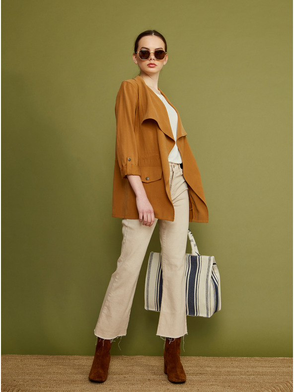 ZOOT.lab Кафяво дамско леко яке ZOOT.lab Eloise