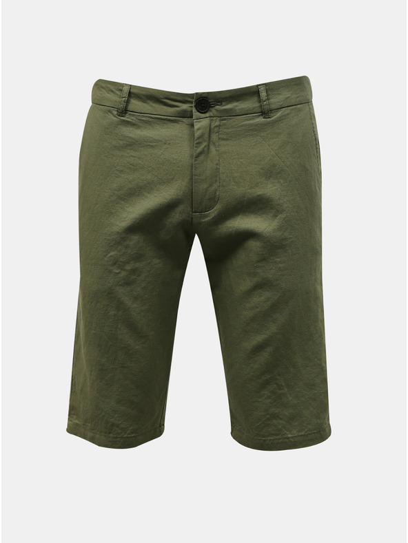 ZOOT.lab Зелени мъжки ленени шорти ZOOT.lab Gavin