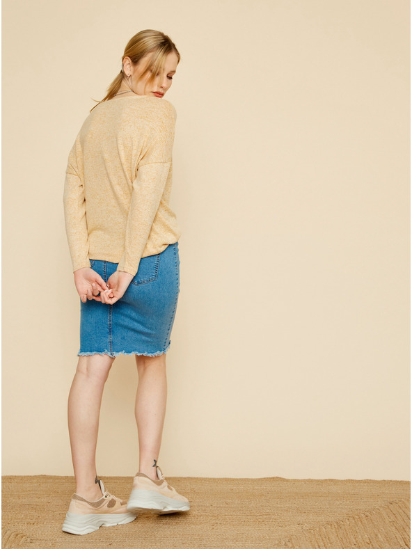 ZOOT.lab Светлокафяв дамски пуловер ZOOT.lab Adelaide