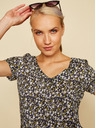 ZOOT.lab Черна блуза на цветя ZOOT.lab Goldy