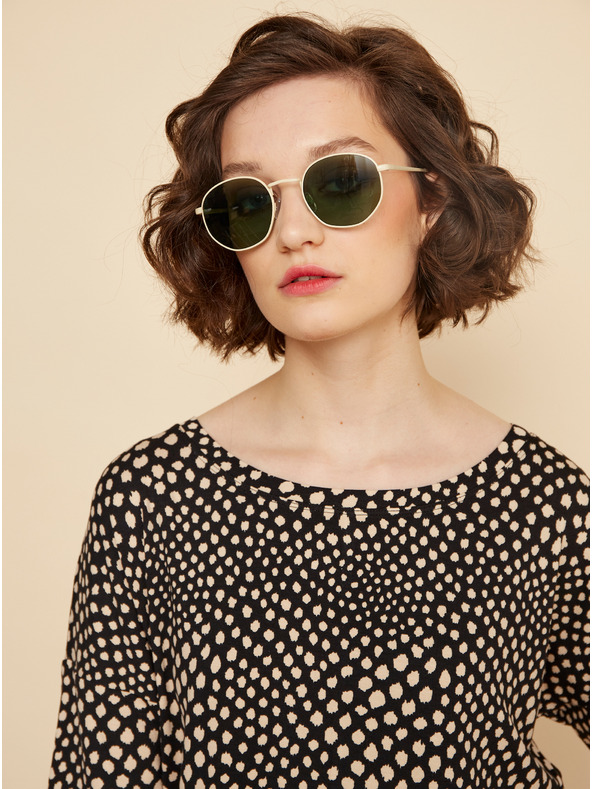 ZOOT.lab Бежово-черна дамска тениска с щампа ZOOT.lab Normandy