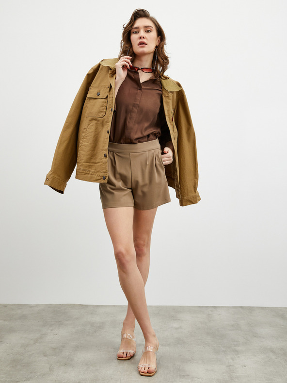 ZOOT.lab Кафяви дамски къси панталони ZOOT.lab Erin