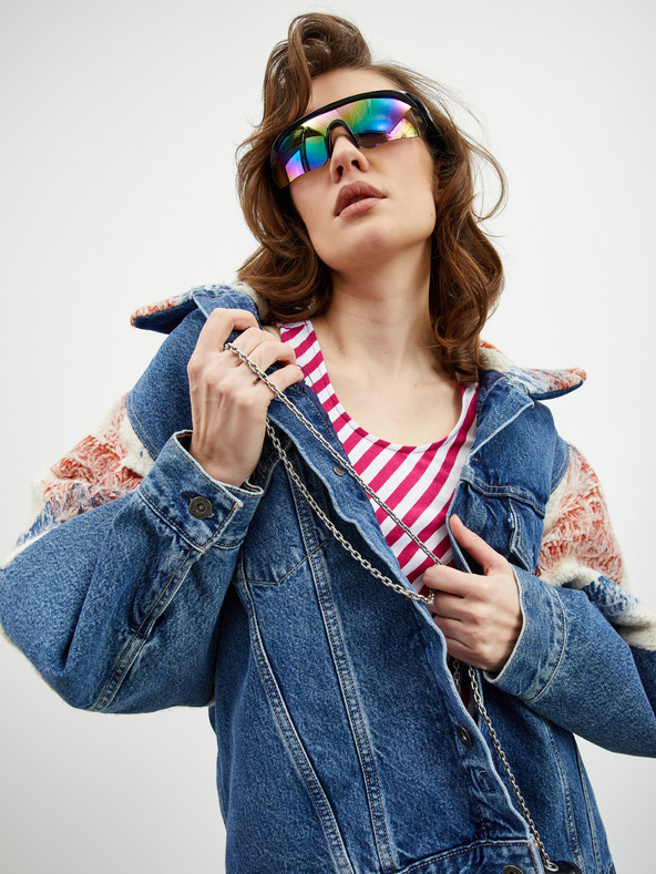 ZOOT.lab Бяло-бордо раирана дамска потник ZOOT.lab Joelle