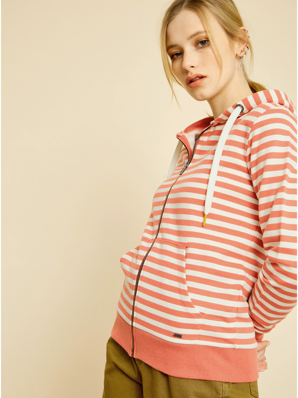 ZOOT.lab Бяло и червено дамско раирано потниче ZOOT.lab Marilyn