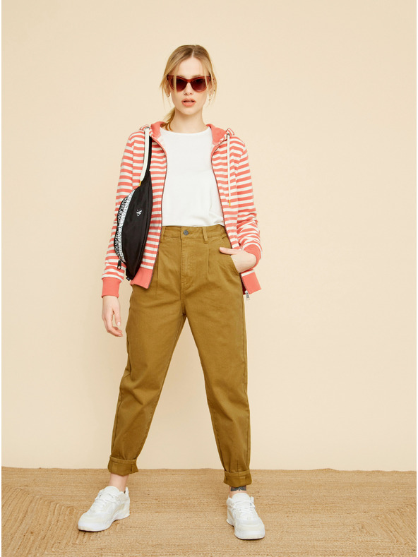 ZOOT.lab Бяло и червено дамско раирано потниче ZOOT.lab Marilyn