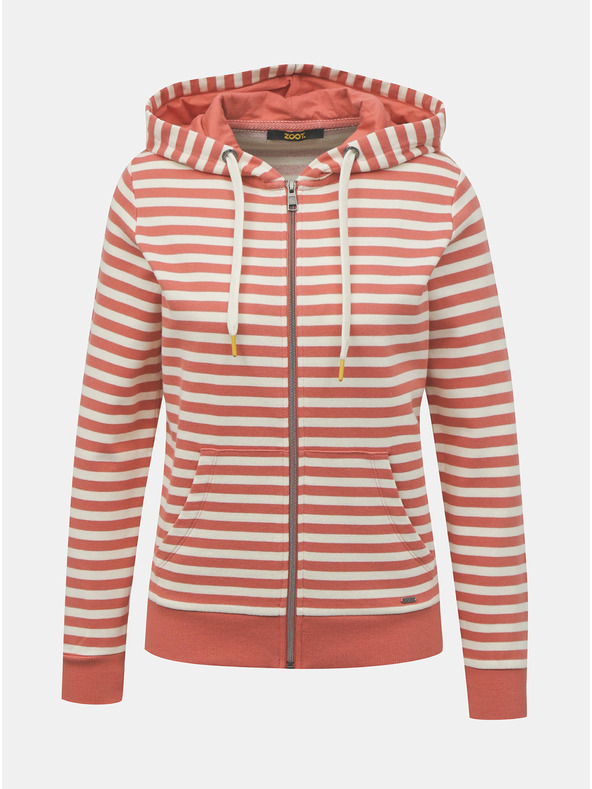 ZOOT.lab Бяло и червено дамско раирано потниче ZOOT.lab Marilyn