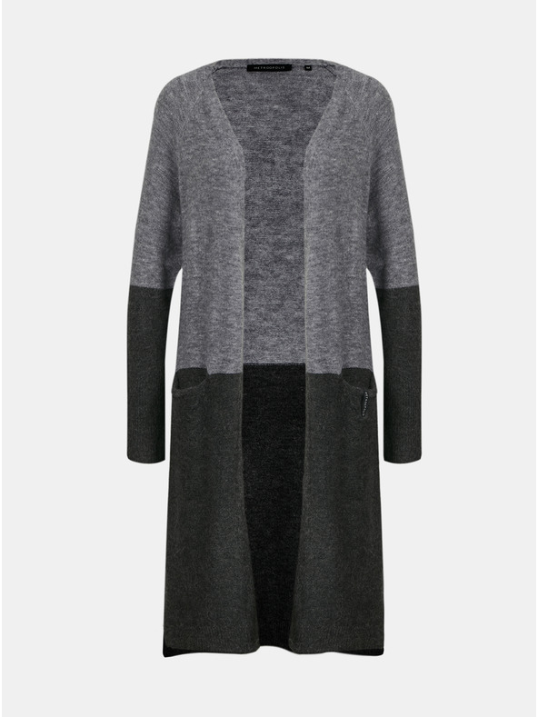 ZOOT.lab Сива дамска дълга жилетка METROOPOLIS by ZOOT.lab Floella